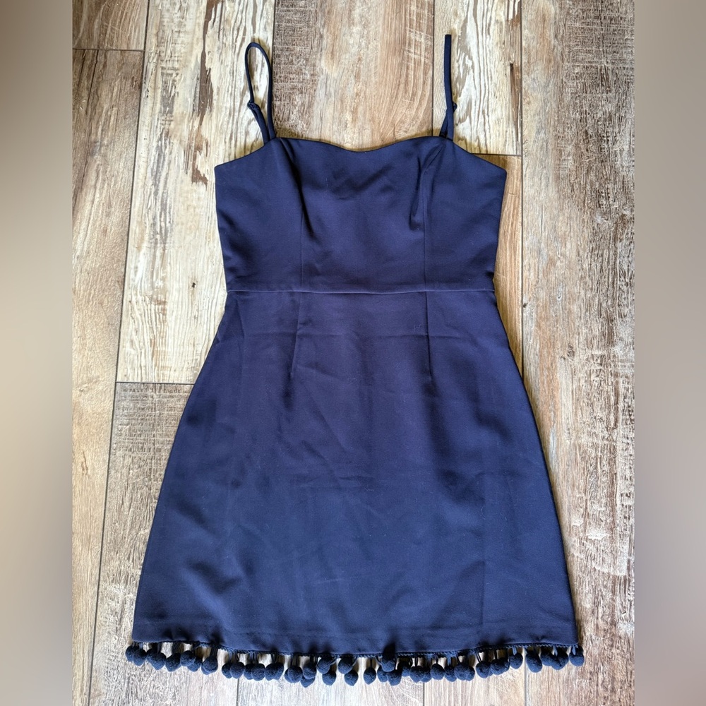 French Connection Navy Spaghetti-Strap Mini Dress size 6